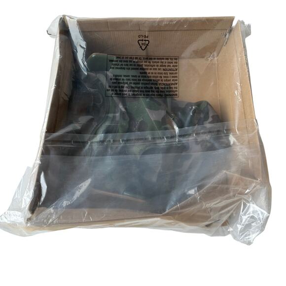 Steve Madden Boots Beverley Camouflage Mesh Green Over Knee Boot Women's Size 6 - Picture 10 of 11